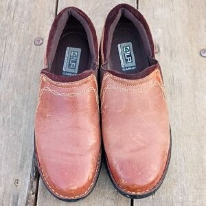 Ariat Loden 4LR Slip-on Loafers Women's Brown Leather Size 9B